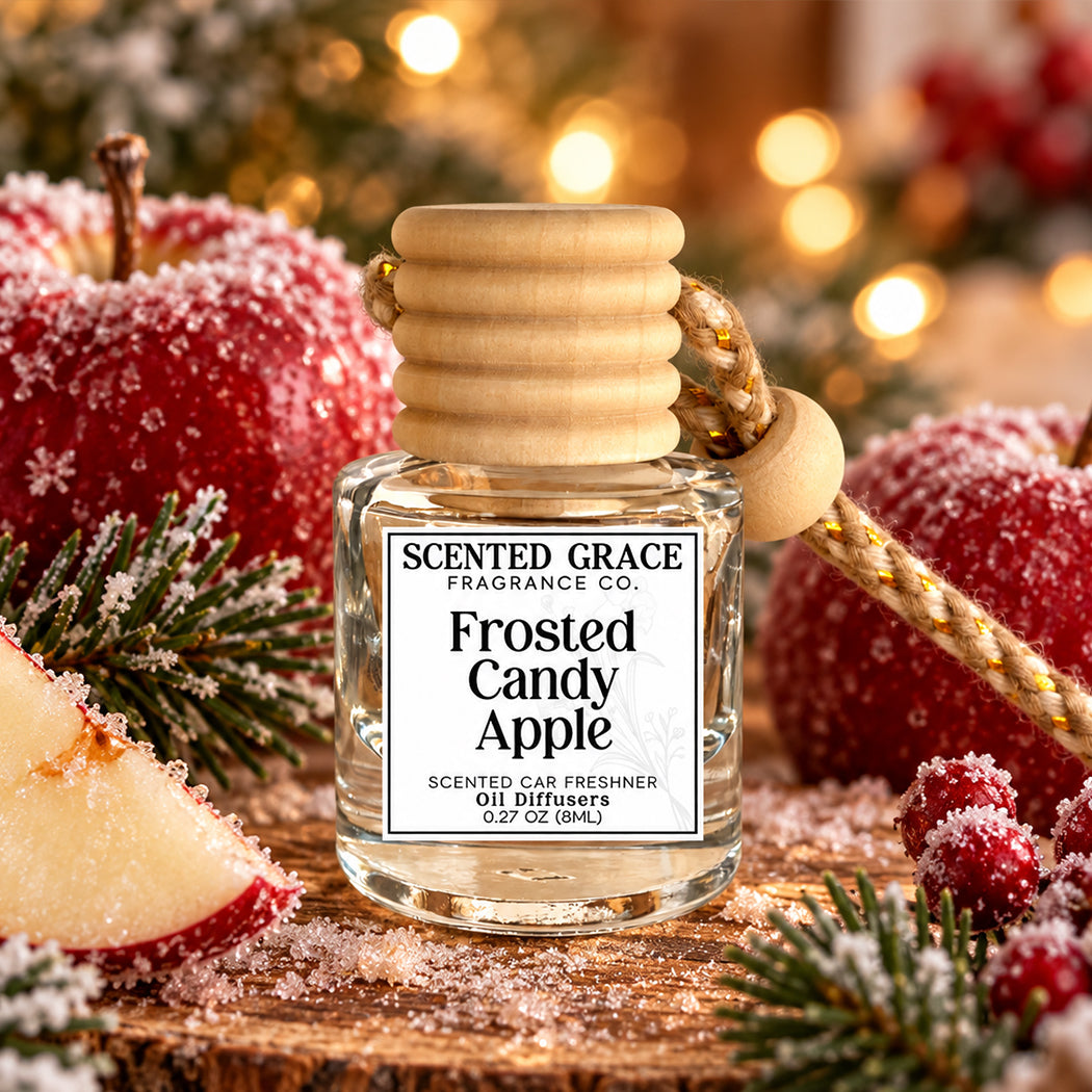 Frosted Candy Apple Car Diffuser